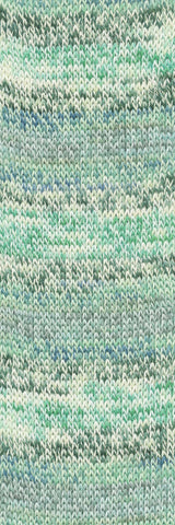Lang Yarns Footprints – 100g / 400m – Green (0013) – detail
