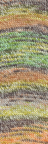 Lang Yarns Footprints – 100g / 400m – Olive/Hazelnut/Chocolate (0026) – C view