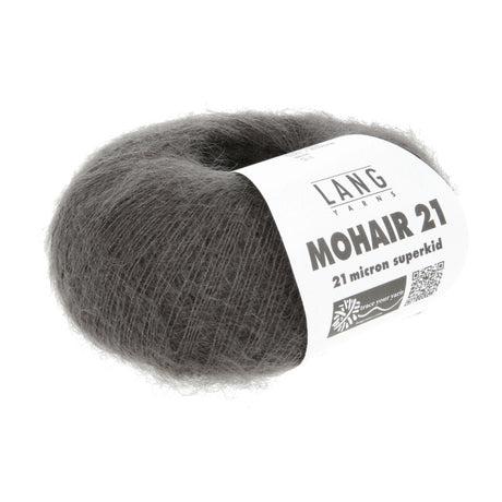 Lang Yarns Mohair 21 Yarn, 375m / 25g – Espresso (0068)