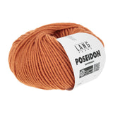 Lang Yarns Poseidon yarn, Orange, colour 0059, ball photograph