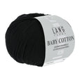 Lang Yarns Baby Cotton – 50g / 180m – Black (0004)