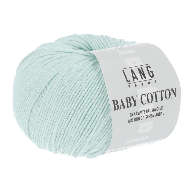 Lang Yarns Baby Cotton – 50g / 180m – Light Mint (0058)