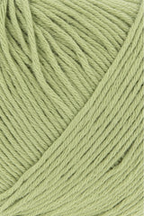 Lang Yarns Baby Cotton – 50g / 180m – Light Olive (0097) – detail