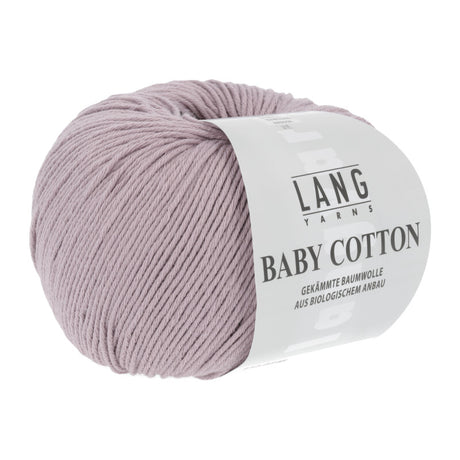 Lang Yarns Baby Cotton – 50g / 180m – Light Dusky Pink (0148)