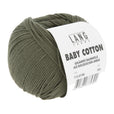 Lang Yarns Baby Cotton – 50g / 180m – Dark Olive (0198)
