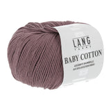 Lang Yarns Baby Cotton – 50g / 180m – Dark Dusky Pink (0248)