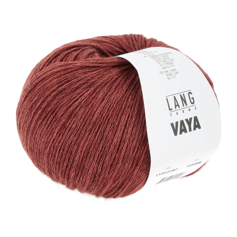 Lang Yarns Vaya – 50g / 200m – Brick (0187)