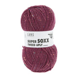 Lang Yarns Super Soxx Tweed 6-ply – 150g / 410m – Berry (0066)