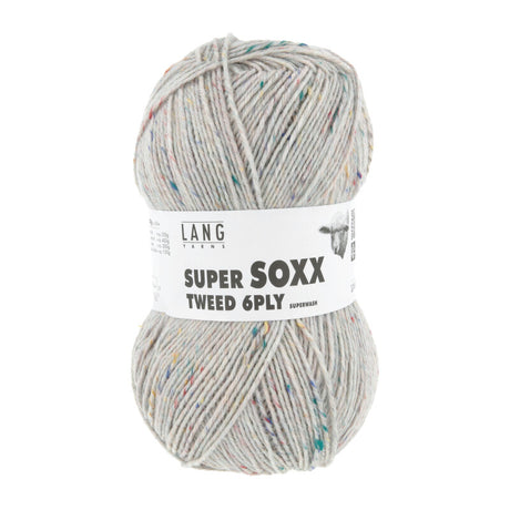 Lang Yarns Super Soxx Tweed 6-ply – 150g / 410m – Greige (0096)