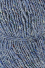 Lang Yarns Donegal Tweed+ Yarn, 105m / 50g – Light Blue (0020), yarn texture