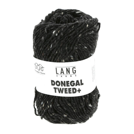 Lang Yarns Donegal Tweed+ Yarn, 105m / 50g – Anthracite (0070)