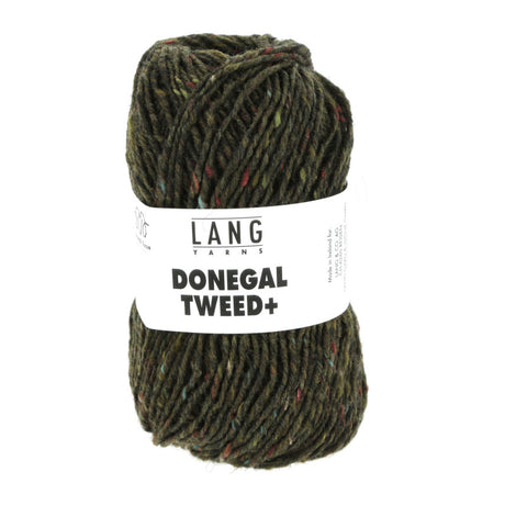 Lang Yarns Donegal Tweed+ Yarn, 105m / 50g – Olive (0098)