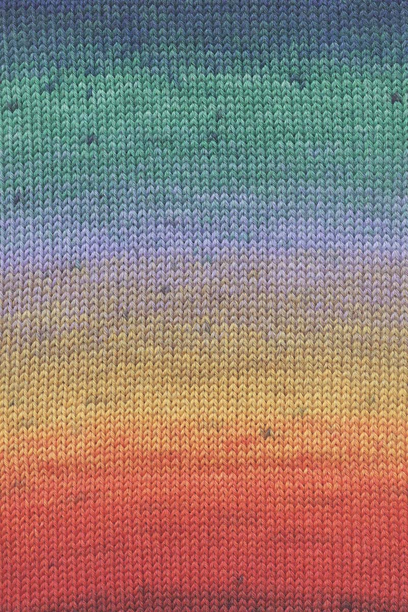 Lang Yarns Move 6-ply – 100g / 270m – Rainbow (0004) – detail