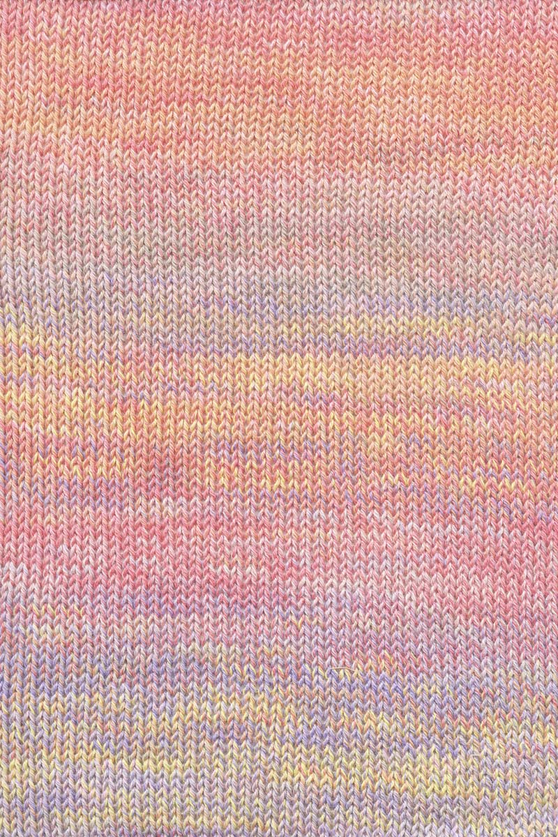 Lang Yarns Illusion – 100g / 270m – Rose/Yellow/Lilac/Orange (0001) – detail
