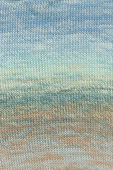 Lang Yarns Illusion – 100g / 270m – Blue/Brown/Grey/Seafoam (0009) – detail