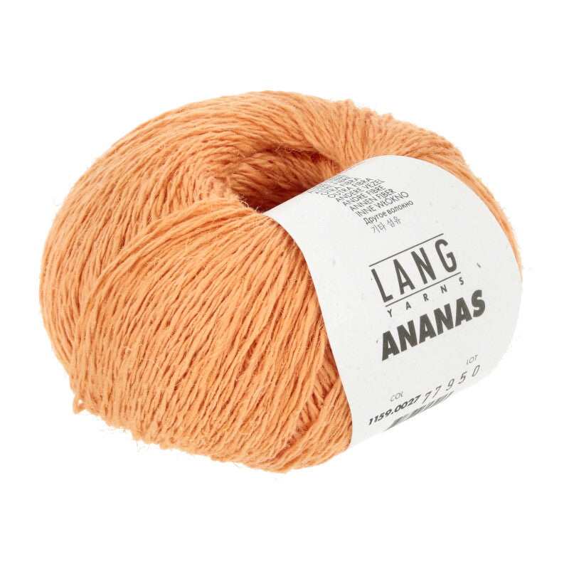 Lang Yarns Ananas yarn, Apricot, colour 0027, ball photograph