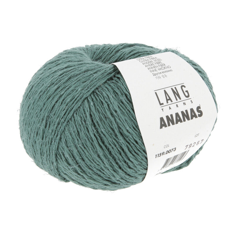 Lang Yarns Ananas yarn, Jade, colour 0073, ball photograph