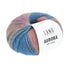 Lang Yarns Aurora yarn, Violet/Yellow/Blue/Pink, colour 0005, ball photograph