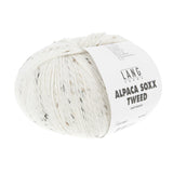 Lang Yarns Alpaca Soxx Tweed – 100g / 387m – Offwhite (0002)