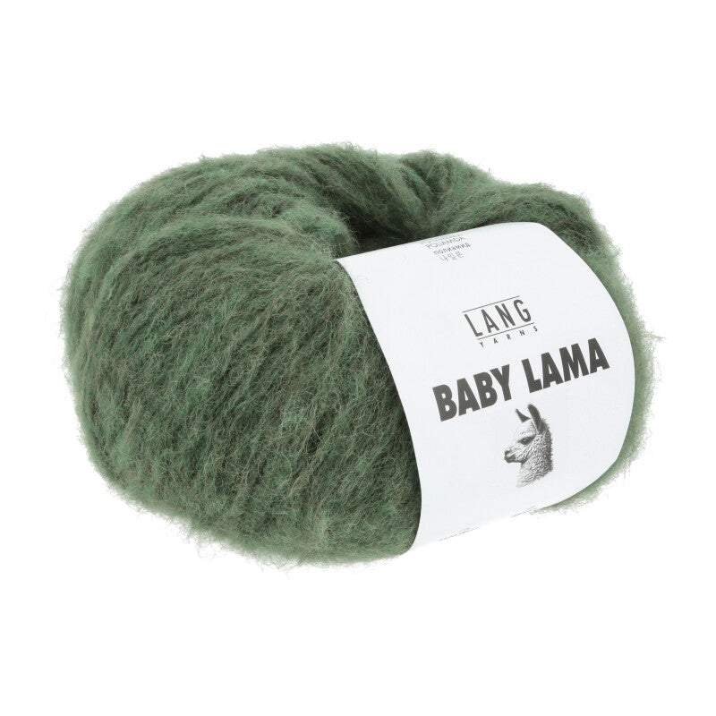 Lang Yarns Baby Lama – 50g / 120m – Green (0017)