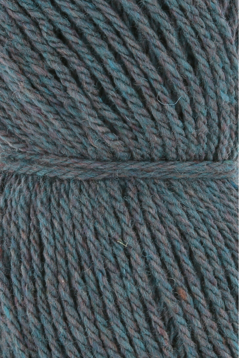 Lang Yarns Donegal Woolen Spun Yarn, 105m / 50g – Ocean (0088), yarn texture