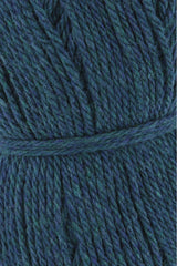 Lang Yarns Donegal Woolen Spun Yarn, 105m / 50g – Petrol (0188), yarn texture