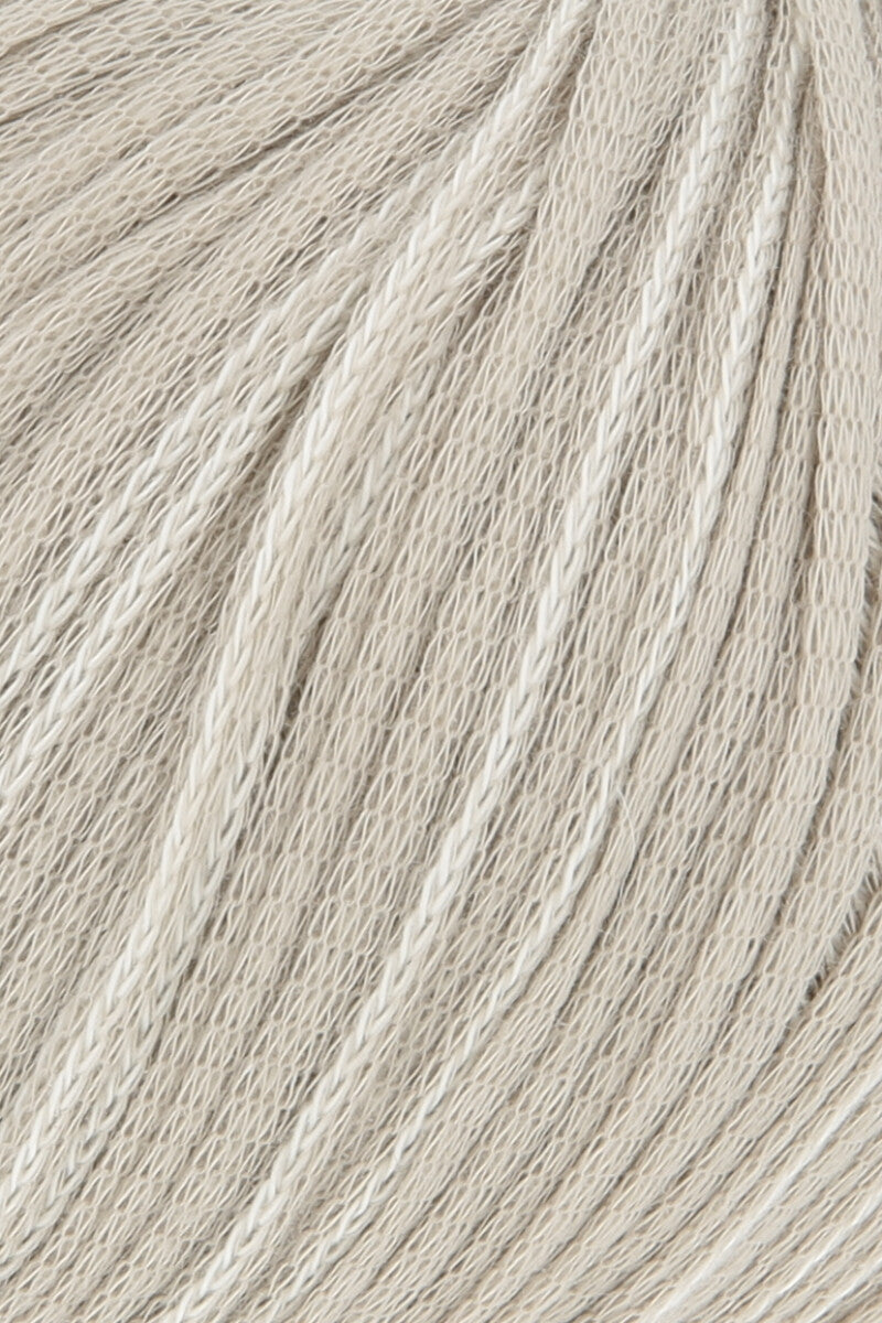Lang Yarns Duett – 50g / 140m – Offwhite/Light Brown (0094) – detail
