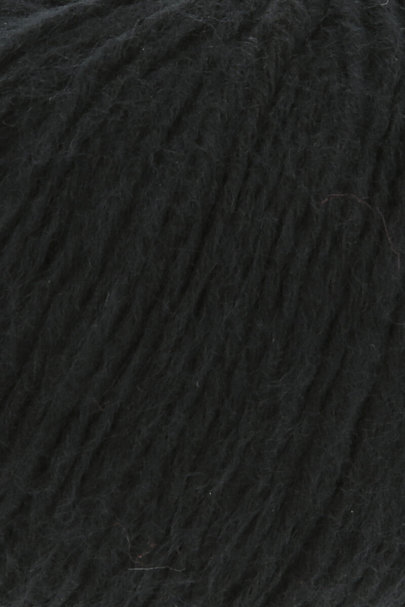 Lang Yarns Whisper – 50g / 125m – Black (0004) – detail