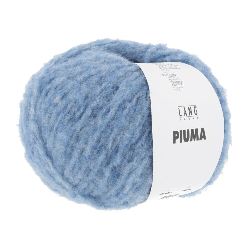 Lang Yarns Piuma – 50g / 175m – Blue (0022)
