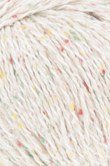 Lang Yarns Cotton Tweed – 50g / 130m – White (0001) – detail
