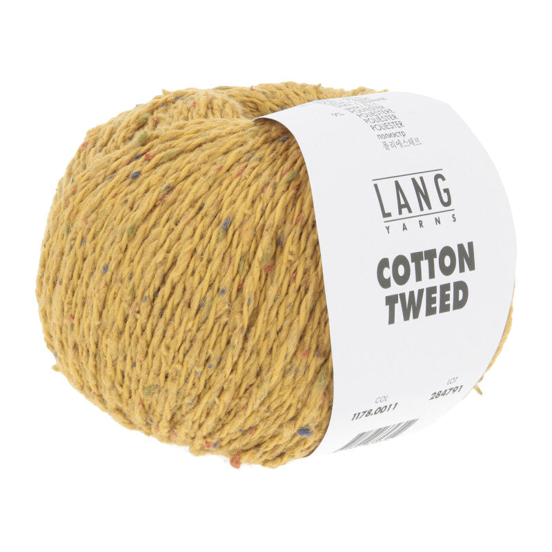 Lang Yarns Cotton Tweed – 50g / 130m – Ochre (0011)
