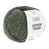 Lang Yarns Cotton Tweed – 50g / 130m – Dark Green (0018)