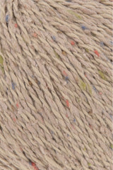 Lang Yarns Cotton Tweed – 50g / 130m – Hazelnut (0038) – detail
