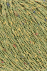 Lang Yarns Cotton Tweed – 50g / 130m – Lime (0044) – detail