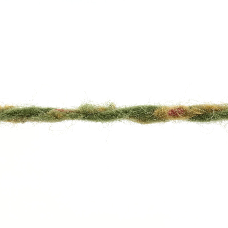 Lang Yarns Cotton Tweed – 50g / 130m – Lime (0044) – yarn texture