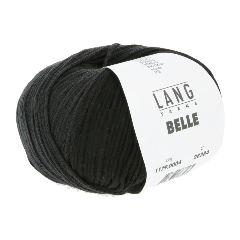 Lang Yarns Belle – 50g / 190m – Black (0004)