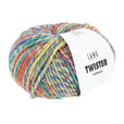 Lang Yarns Twister – 100g / 100m – Light Blue/Orange/Lavender (0001)