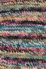 Lang Yarns Twister – 100g / 100m – Petrol/Black/Pink (0002) – detail