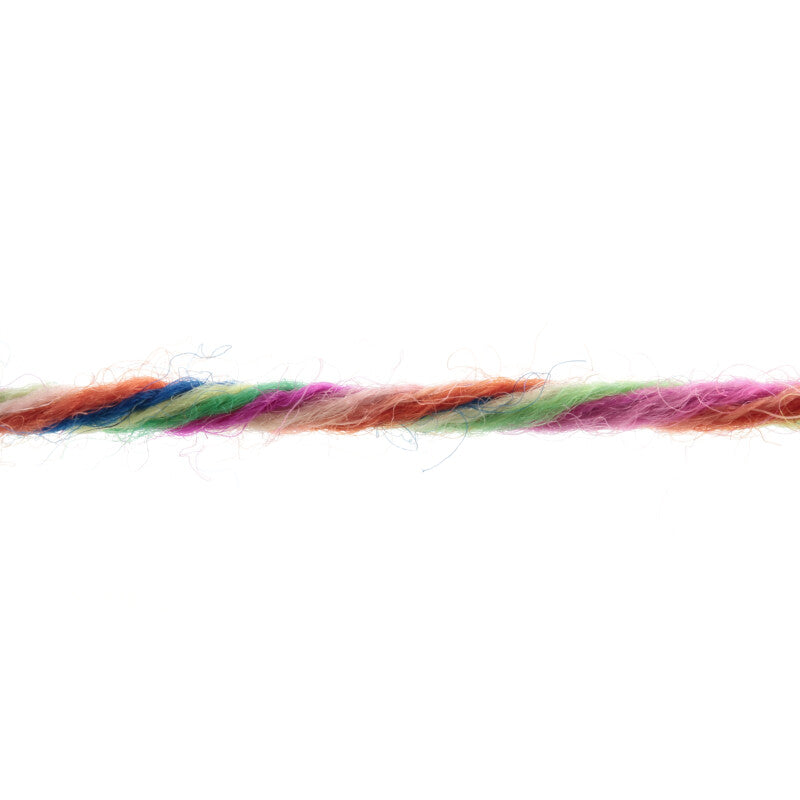 Lang Yarns Prisma – 100g / 180m – Hot Pink/Neon Yellow/Royal (0006) – yarn texture