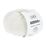 Lang Yarns Merino+ – 50g / 90m – White (0001)