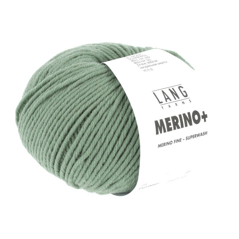 Lang Yarns Merino+ – 50g / 90m – Sage (0091)