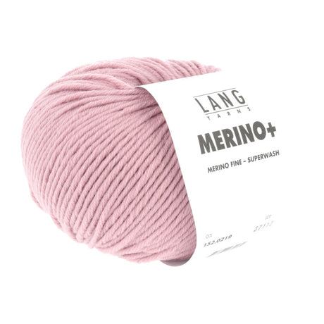 Lang Yarns Merino+ – 50g / 90m – Rosé (0219)