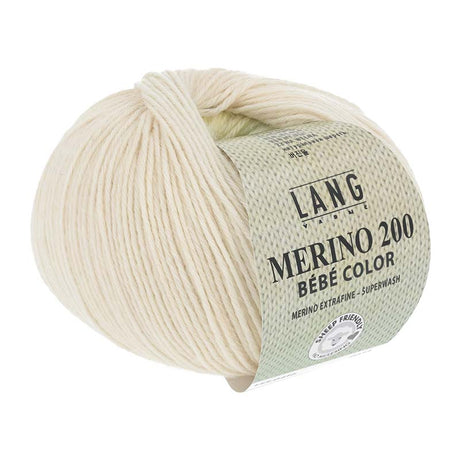 Lang Yarns Merino 200 Bébé Color Yarn, 203m / 50g – Green (0416)