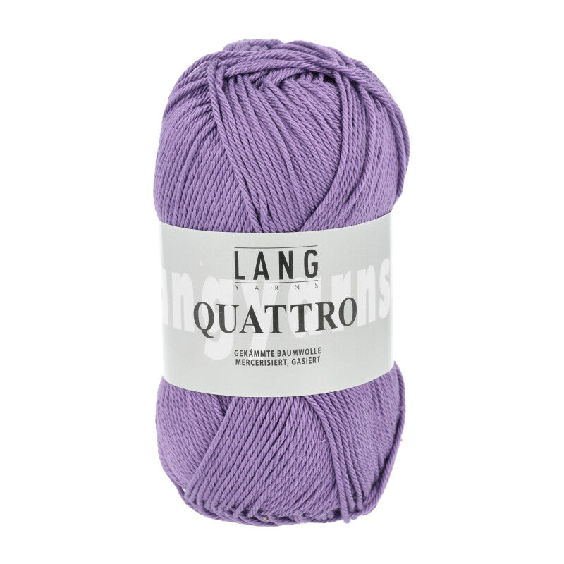 Lang Yarns Quattro – 50g / 120m – Middle Purple (0146)