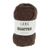 Lang Yarns Quattro – 50g / 120m – Dark Brown (0168) – B view