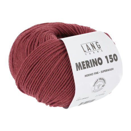 Lang Yarns Merino 150 Yarn, 150m / 50g – Chianti (0062)