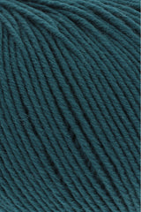 Lang Yarns Merino 150 Yarn, 150m / 50g – Dark Petrol (0188), yarn texture