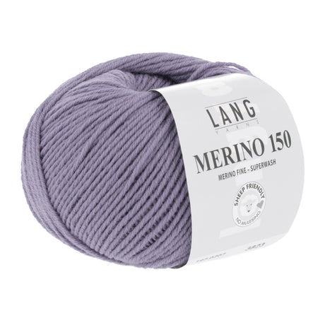 Lang Yarns Merino 150 Yarn, 150m / 50g – Lilac (0207)