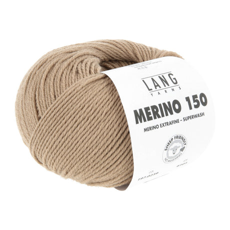 Lang Yarns Merino 150 Yarn, 150m / 50g – Camel (0239)