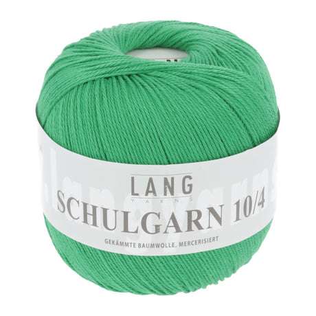 Lang Yarns Schulgarn 10/4 – 100% cotton yarn, 50g/160m – Green (0040)
